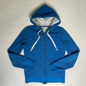 Matix knit turquoise blue vest